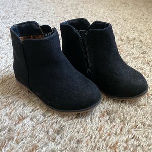 Cat & Jack | Baby/Toddler Girl | Black | Suede | Ankle Boots | Size 5